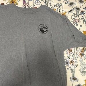 Vans Charcoal Tee with Logo
